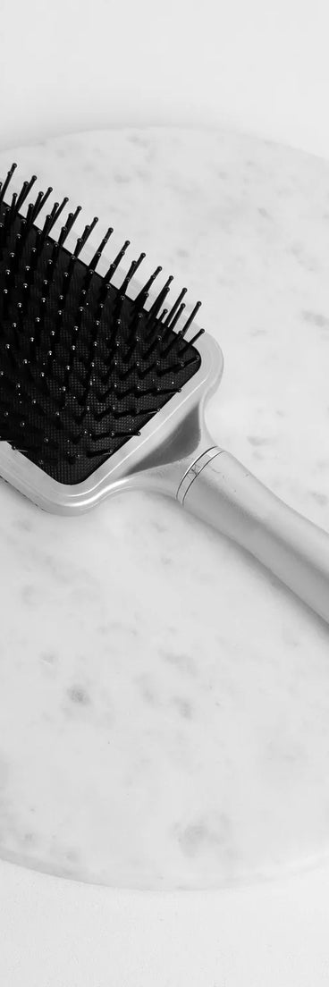 Square Rhinestone Paddle Brush