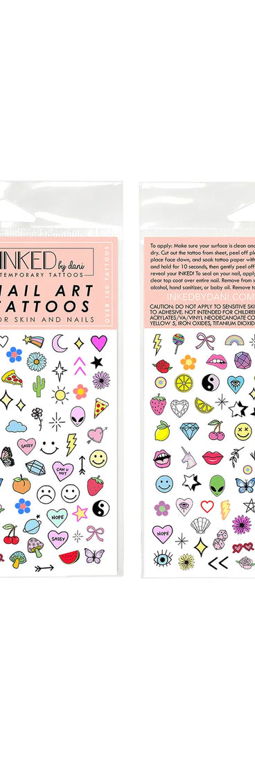 It Girl Retro Nail Art Stickers