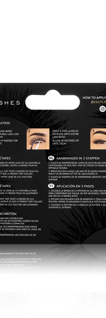 The Lilly Reusable Posh Faux Lashes in black is an elevated pick for your best outfit yet, effortlessly delivering a polished look that's sure to turn heads at any celebration.