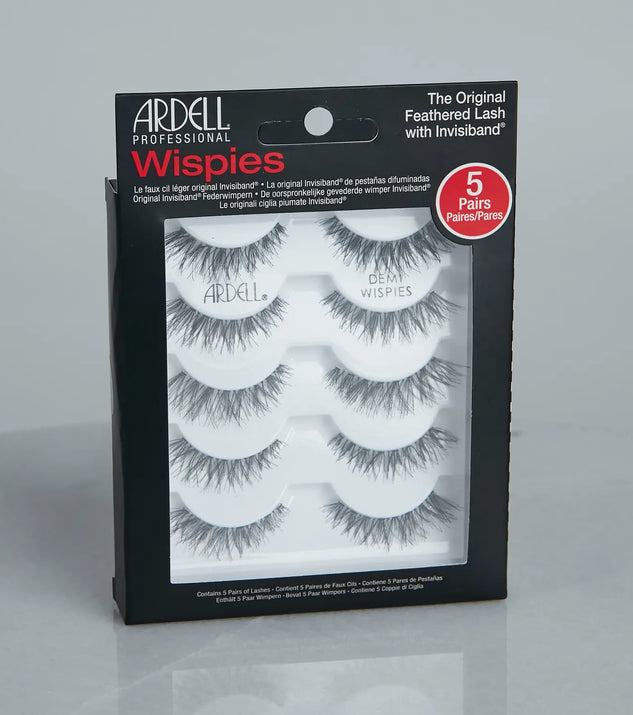 Whether you're dressing up for a romantic date or a Galentine's event, the Ardell Demi Wispies Lashes 5 Pack in black is the perfect accessory to elevate your Valentine's Day outfit.