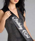 Birthday Girl Satin Sash