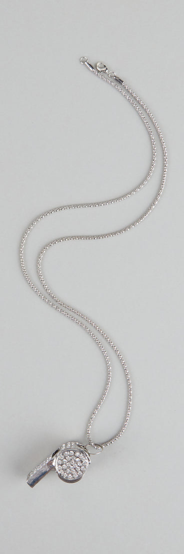 Get inspired with the Make The Call Rhinestone Whistle, a feed-worthy piece that’s part of Windsor's updated and curated women’s clothing edit packed with must-have fall outfit ideas.