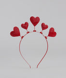 Cupid Cutie Rhinestone Heart Headband
