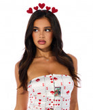 Cupid Cutie Rhinestone Heart Headband