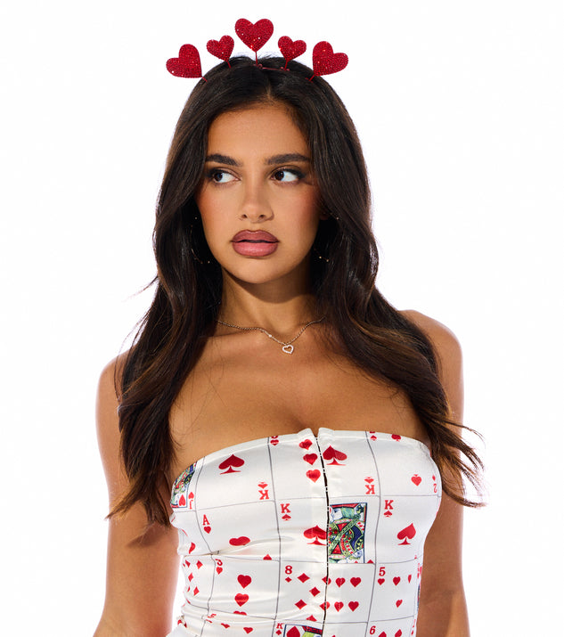 Cupid Cutie Rhinestone Heart Headband | Windsor