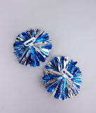 Spirit Squad Metallic Cheerleader Pom-Poms