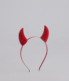 Wicked Glam Rhinestone Devil Horns Headband