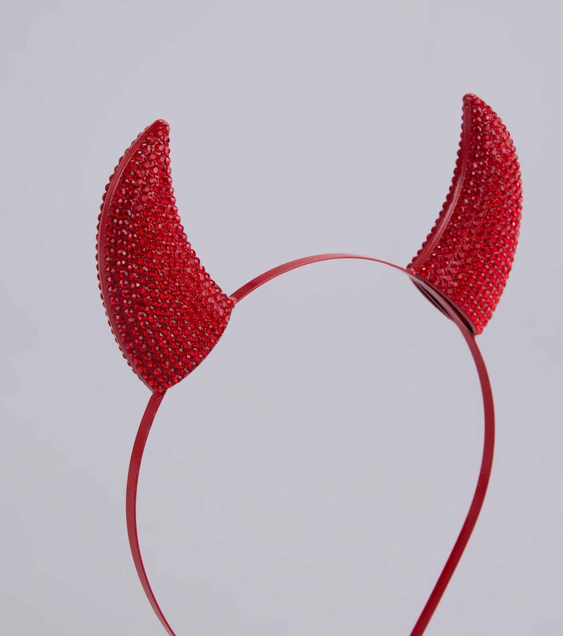 Wicked Glam Rhinestone Devil Horns Headband | Windsor