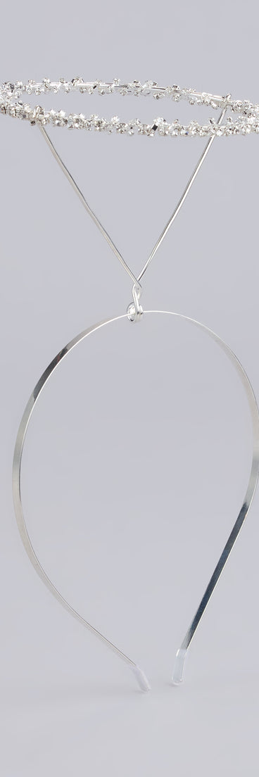 Angelic Glow Rhinestone Halo Headband