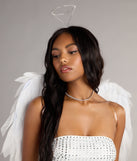 Angelic Glow Rhinestone Halo Headband