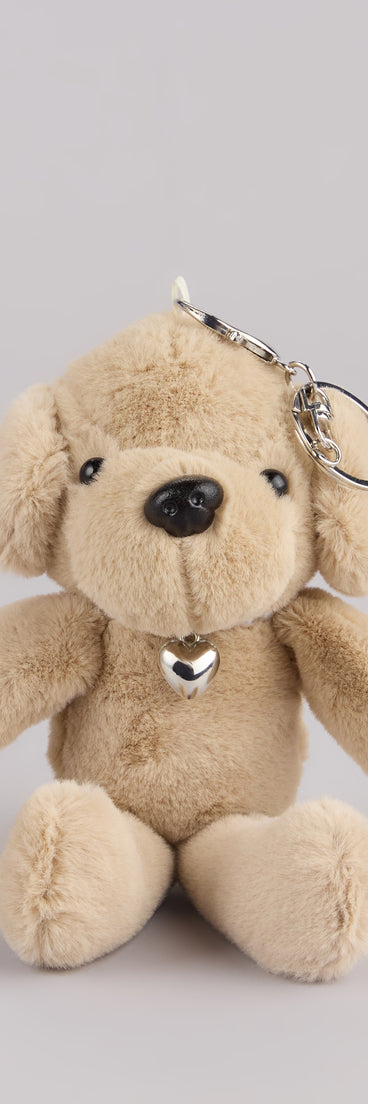 Puppy Love Plush Bag Keychain