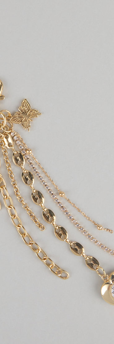 Charm School Heart Clock Keychain