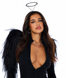 Angelic Glow Rhinestone Halo Headband
