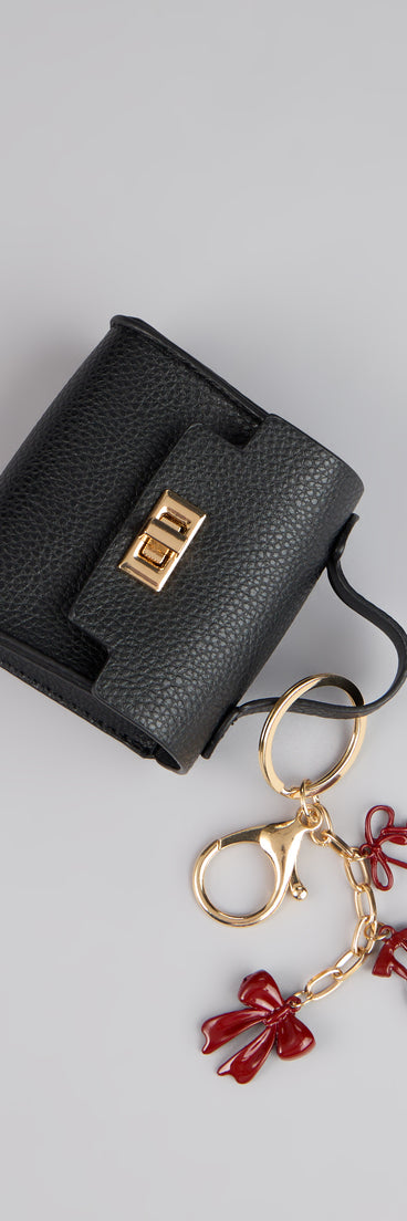 Petite Luxe Purse Bow Keychain