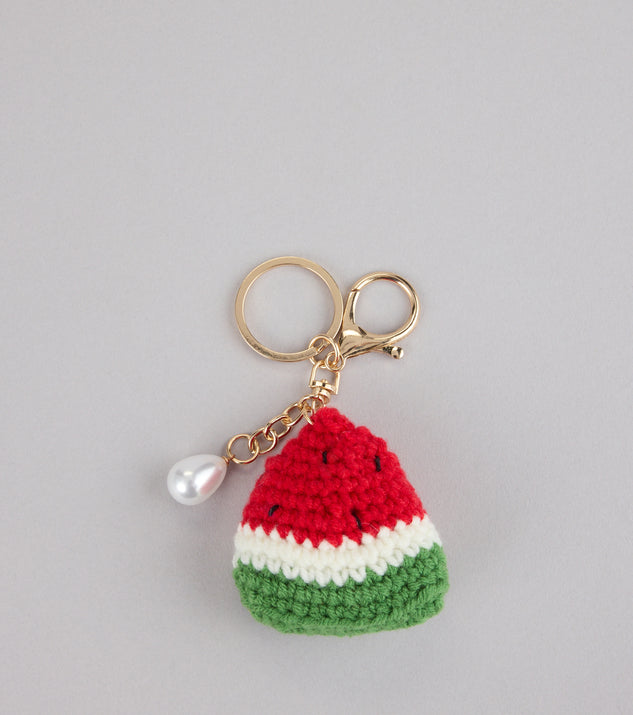 Shop Windsor Cute To The Core Crochet Watermelon Bag Keychain Online – Trendy & Affordable Fashion