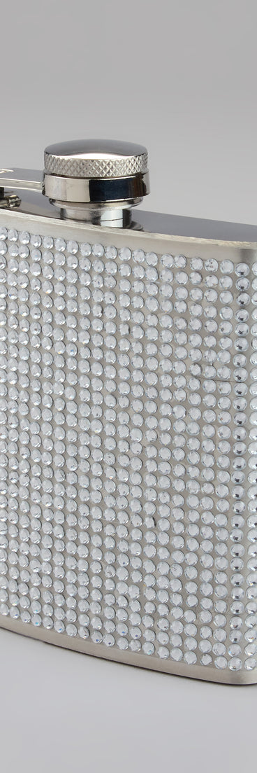 Sip in Sparkle Rhinestone Flask