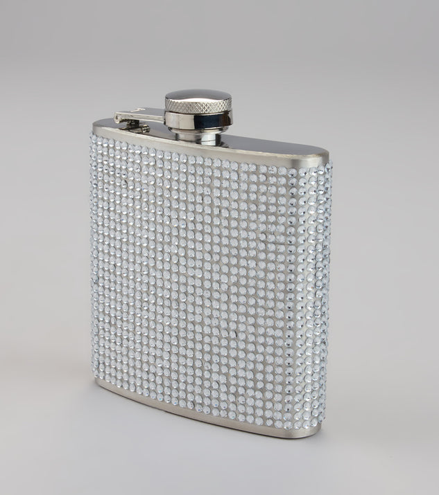 Sip in Sparkle Rhinestone Flask