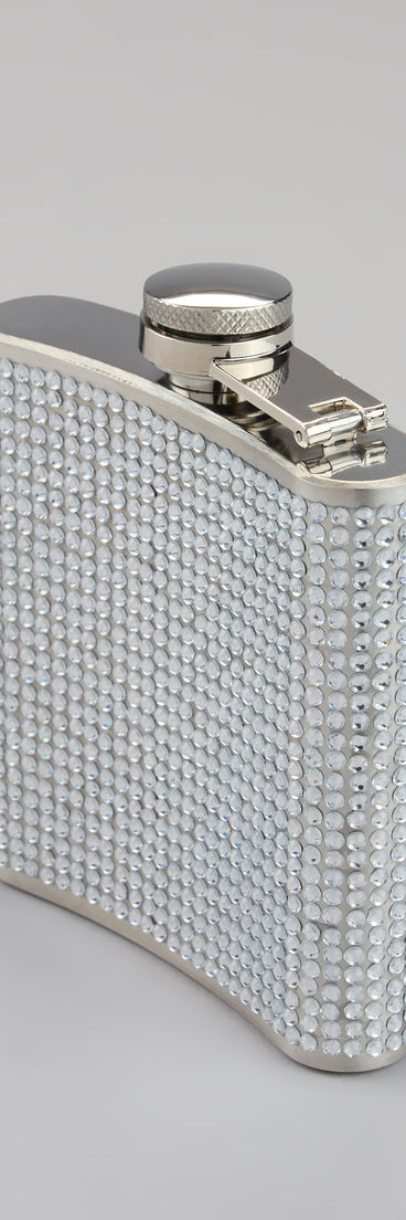 Sip in Sparkle Rhinestone Flask