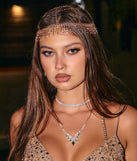 Dark Glam Halloween Rhinestone Headpiece