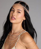Dark Glam Halloween Rhinestone Headpiece