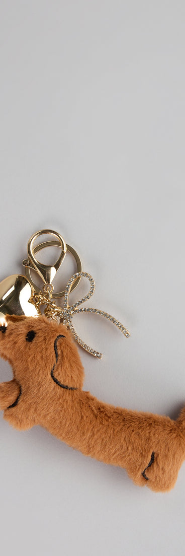 Bow Wow Charm Keychain