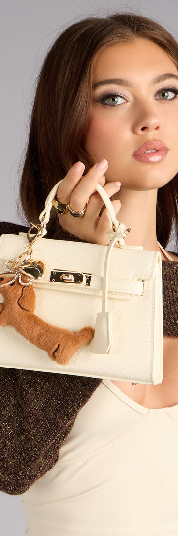 Bow Wow Charm Keychain