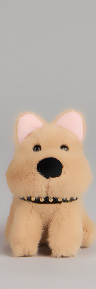 Puppy Energy Plush Keychain