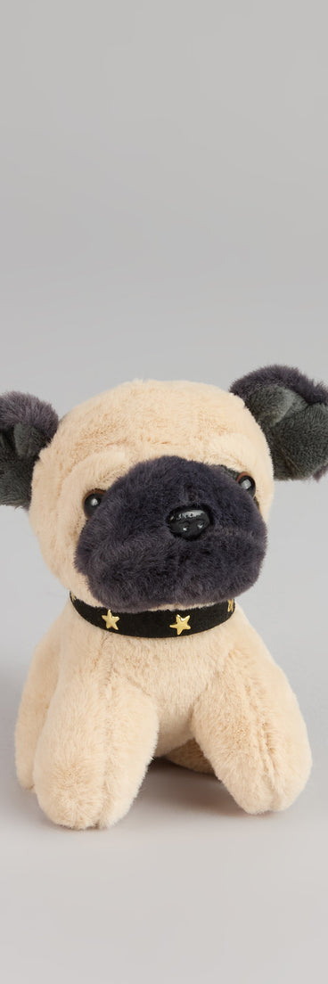 Starry Snuggles Pug Keychain