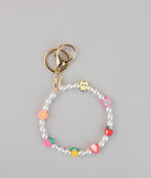 Fruity Crush Pearl Wristlet Keychain