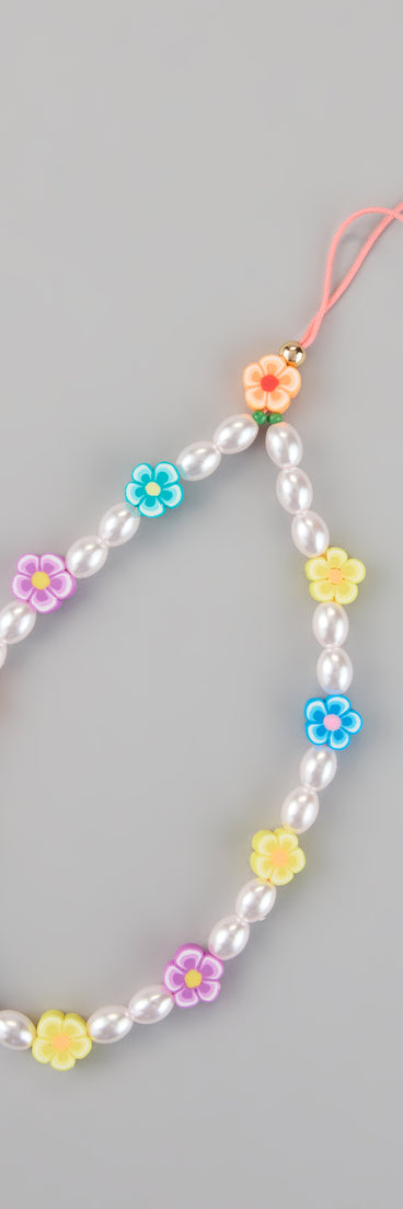 Daisy Dreams Pearl Wristlet Keychain