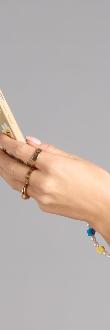 Daisy Dreams Pearl Wristlet Keychain