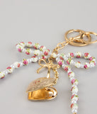Pretty Things Beaded Heart Keychain