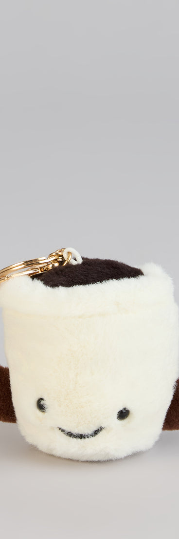 Latte Love Plush Keychain
