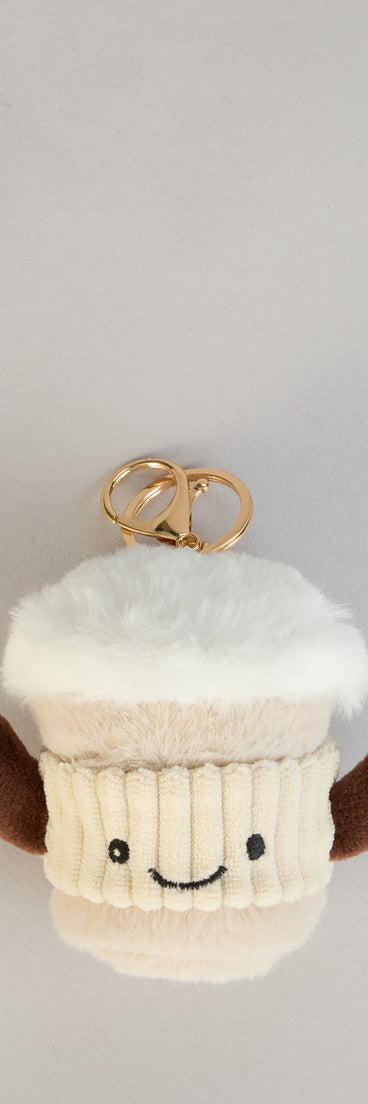 Latte Love Plush Keychain