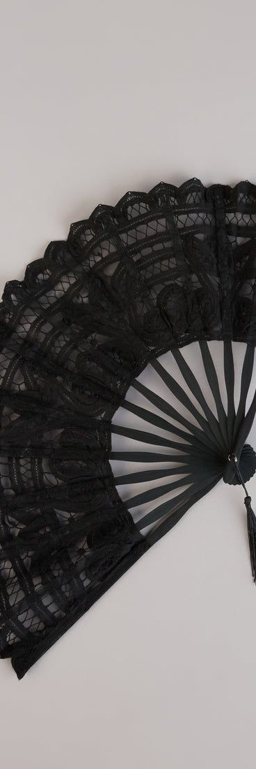 Drama Queen Lace Hand Fan