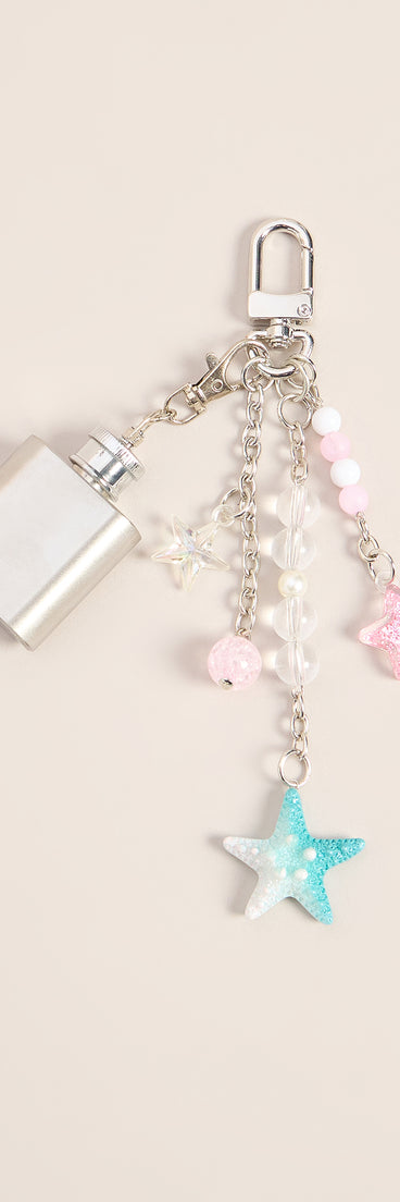 Starstruck Flask Charm Keychain