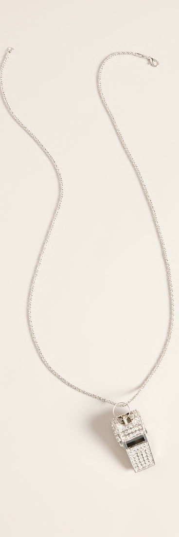 Call It Glam Referee Whistle Necklace