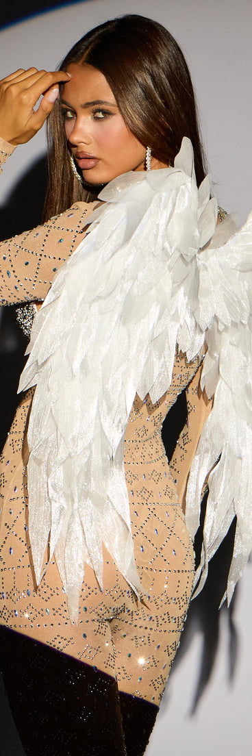 Heaven Sent Chiffon Angel Wings