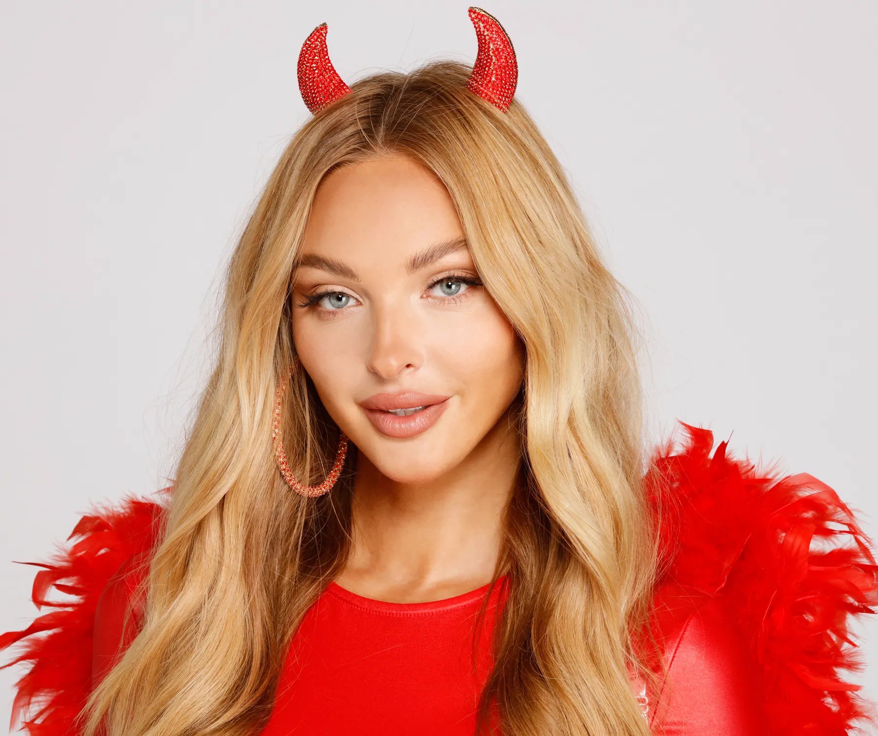 Devil Horns Rhinestone Headband | Windsor