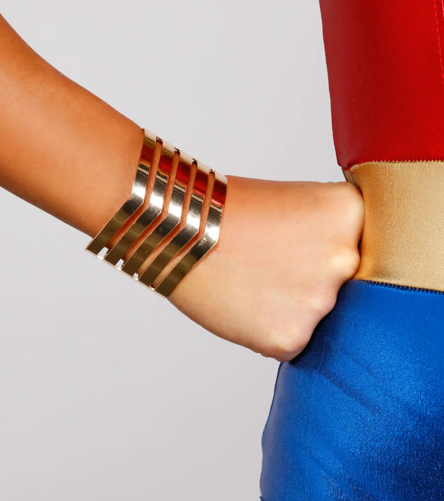 Bold Babe Chevron Metal Cuff