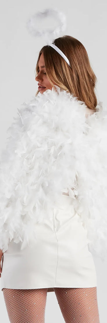 Halloween Feathered Wings