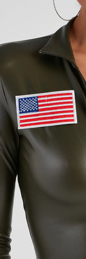 Alluring Aviator Halloween Patches