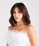Pretty And Chic Satin Bow Tulle Veil
