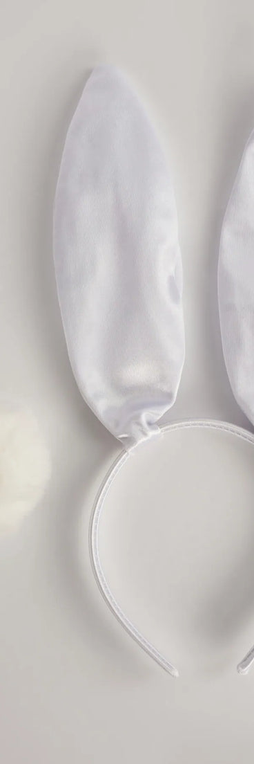 Bunny Idol Satin Ears And Tail Set