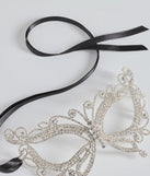 Rhinestone Butterfly Masquerade Mask