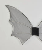 Cursed Fairy Rhinestone Mesh Wings