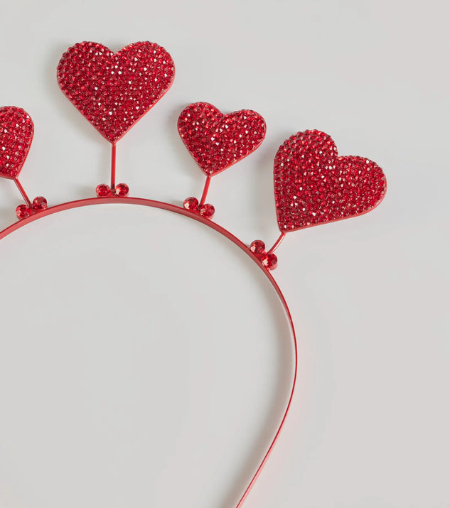 Cupid Cutie Rhinestone Heart Headband | Windsor