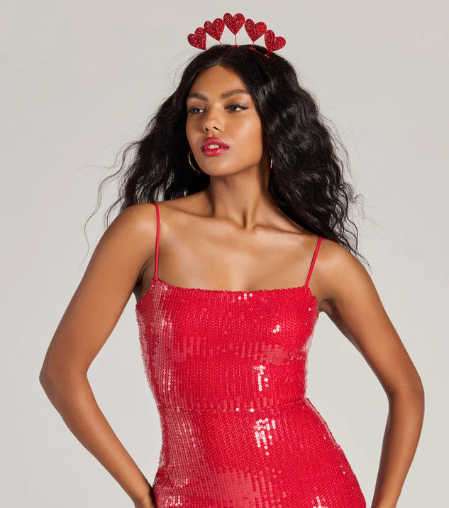 Cupid Cutie Rhinestone Heart Headband | Windsor