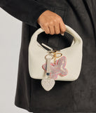 
Upgrade your style game for 2025 with the Shimmering Rhinestone Heart Bag Charm in silver, perfect for any fashion-forward wardrobe.