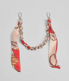 It Girl Scarf Chunky Chain Bag Charm